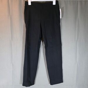 Krazy Larry P-507 Black Pull‎ On Ankle Pants Womens Size 4 Made in USA